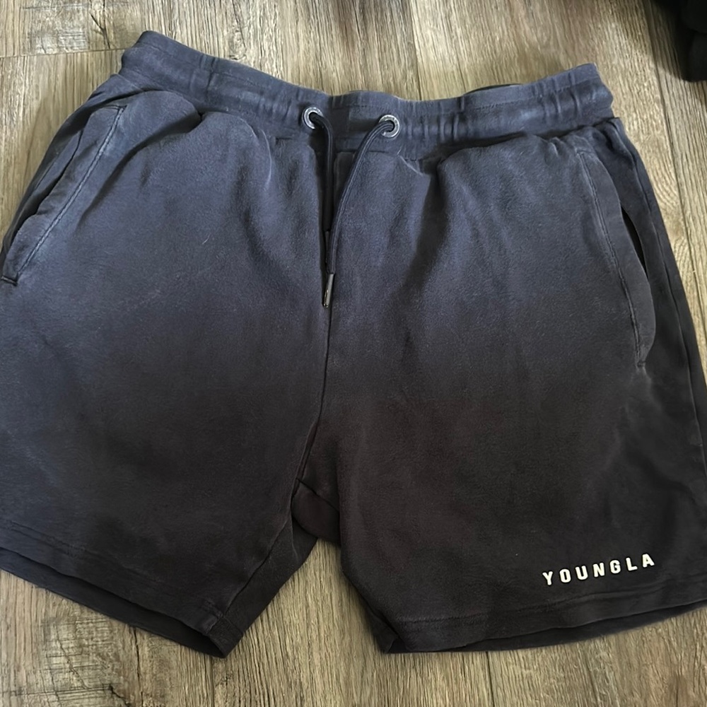 YoungLA Men's Black Shorts